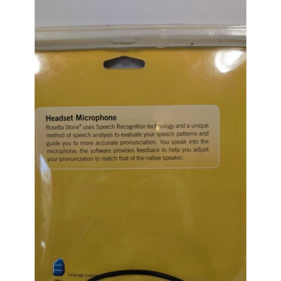 Rosetta Stone Headset Microphone USB For Language Learning Software New Sealed - Picture 4 of 4